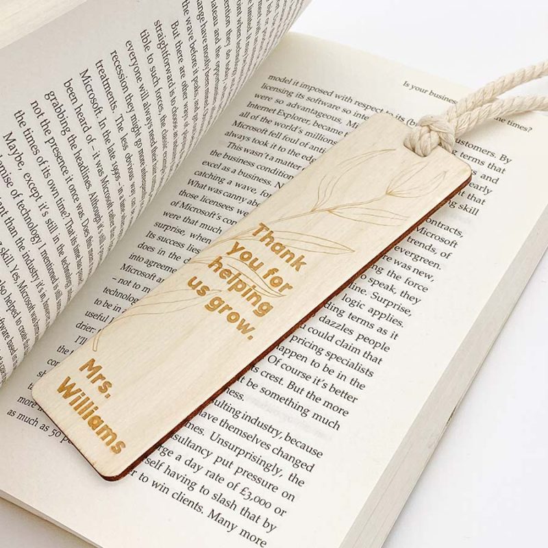teachers gift bookmark