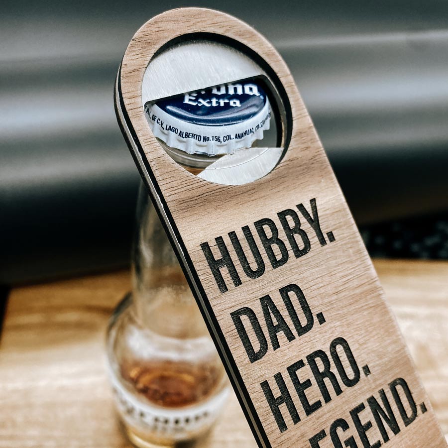 father day personalised bottle opener