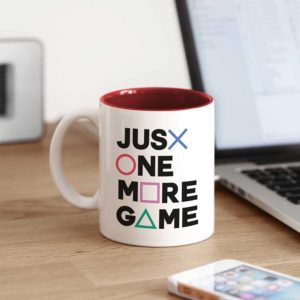 Personalised One More Game Coffee Mug with Name