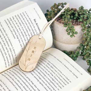 Compact Engraved Foliage Bookmark