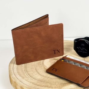 Monogram Leatherette Rawhide Wallet