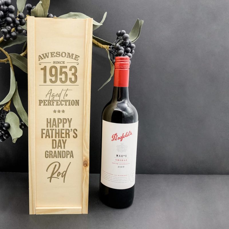 Father's Day Wine Box Gift