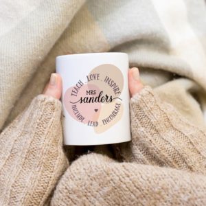 Personalised Teachers Gift Coffee Mug