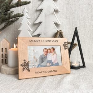 Personalised Christmas Family photo Frame