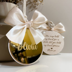 Keepsake Bauble with Message