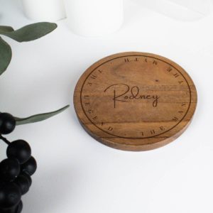 Personalised Timber Coasters