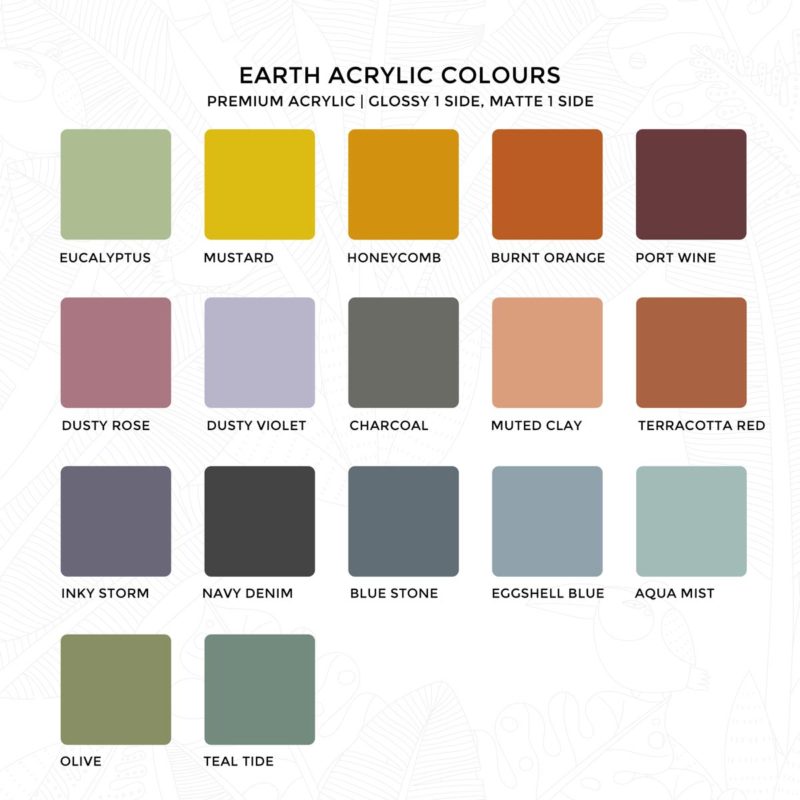 EARTH swatches