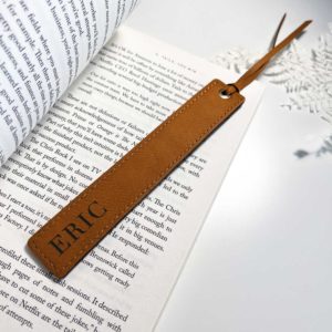 Personalised Leatherette Bookmark
