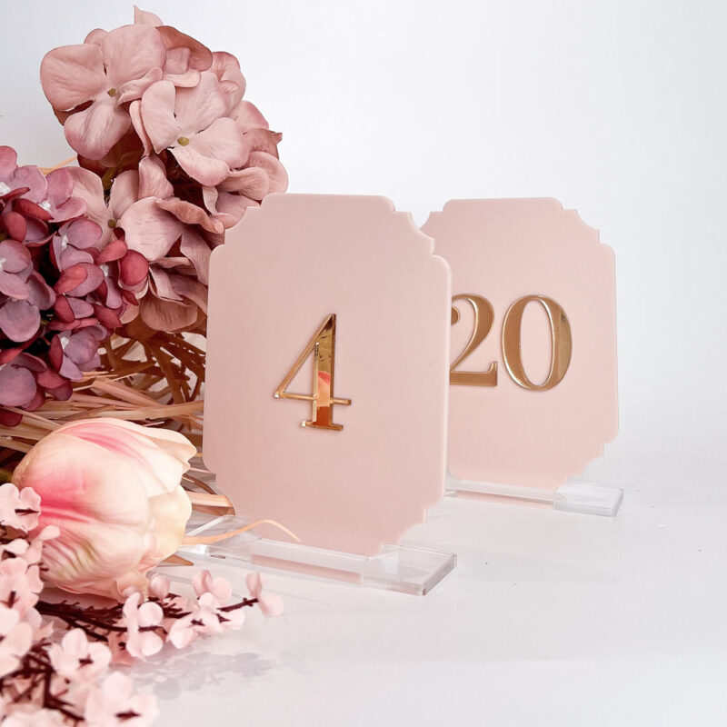 Vintage Style Arch Table Numbers